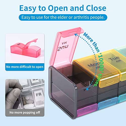 XL 7 Day Pill Organizer 2 Times a Day A351