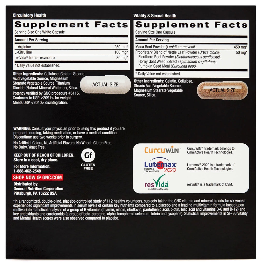 Mega Men Performance & Vitality Vitapak Z776401