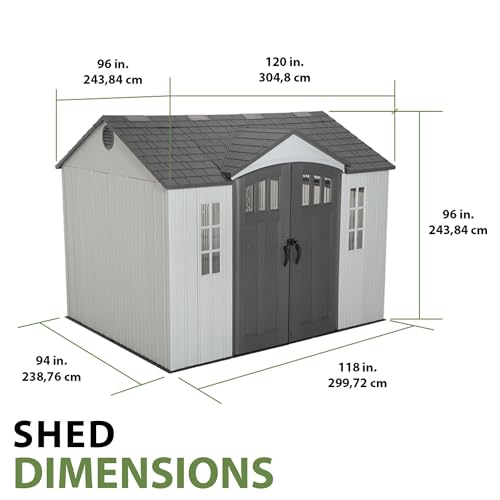 10 x 8 Ft. Outdoor Storage Shed Y33428