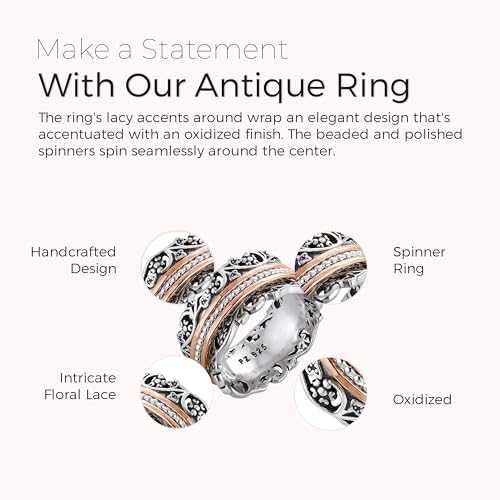 925 Sterling Silver Fidget Ring H31731