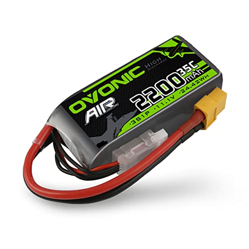 3s Lipo Battery 2200mAh 11.1V 35C with XT60 Connector (2pcs) A44331