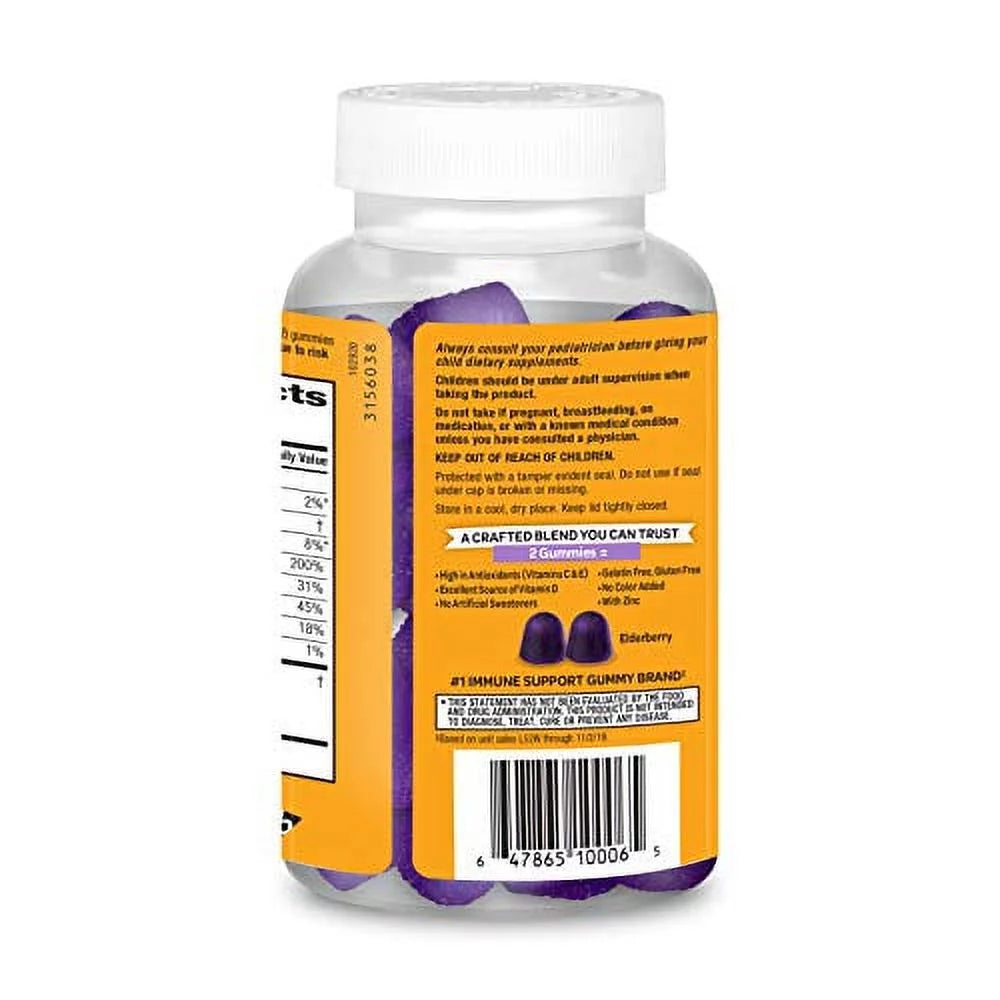 130 Count Elderberry Gummies with Vitamins & Zinc M661