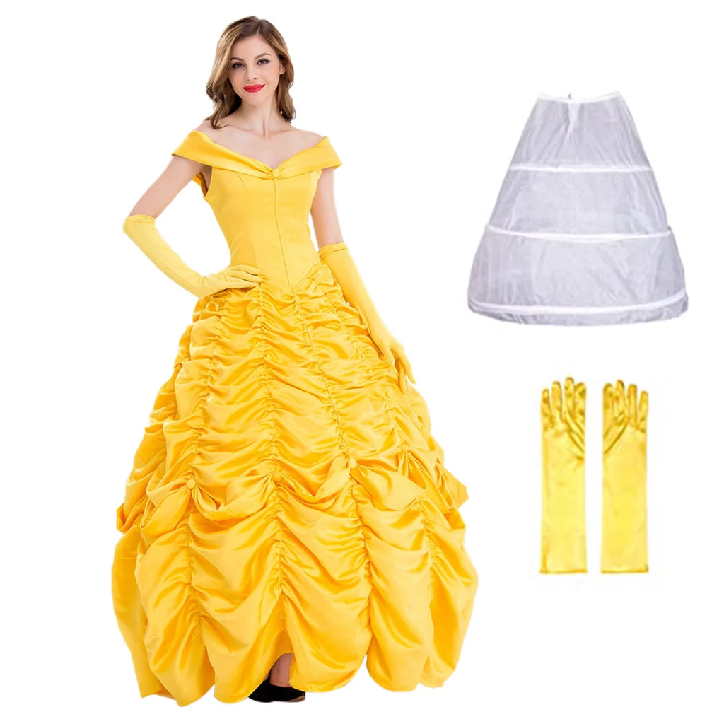 Belle Cosplay Princess Dress Up Clothes S510