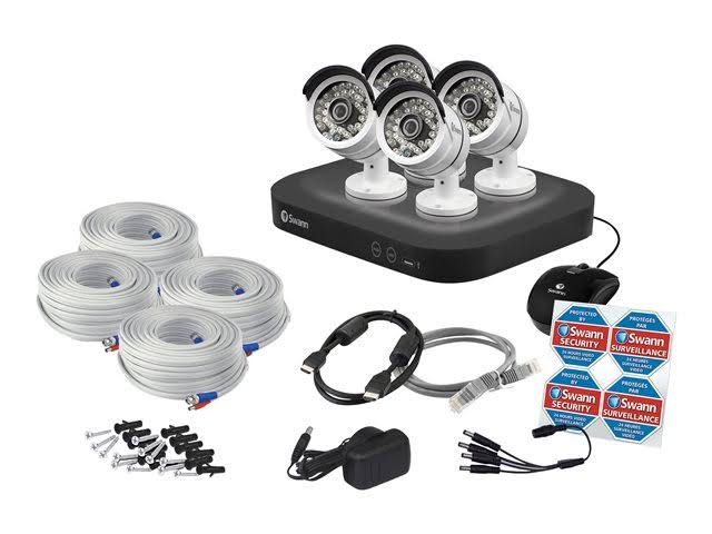 8-Channel 1080p DVR with 4 Cameras J61790