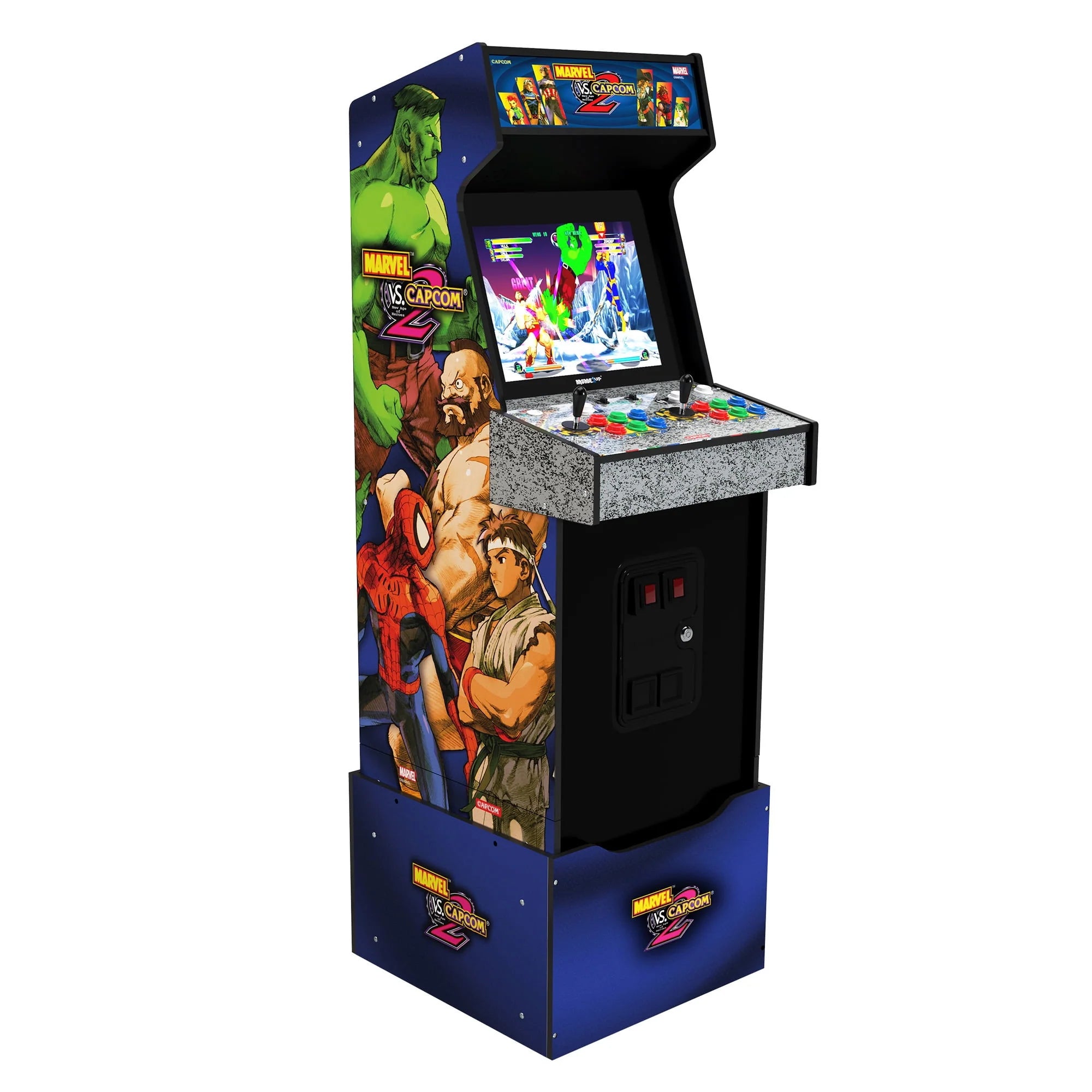 Arcade with Lit Marquee and Riser D927560