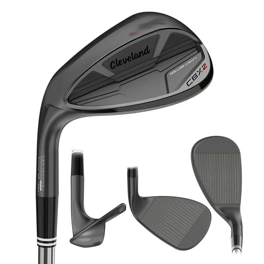 Black Satin Wedge Steel Shaft W395