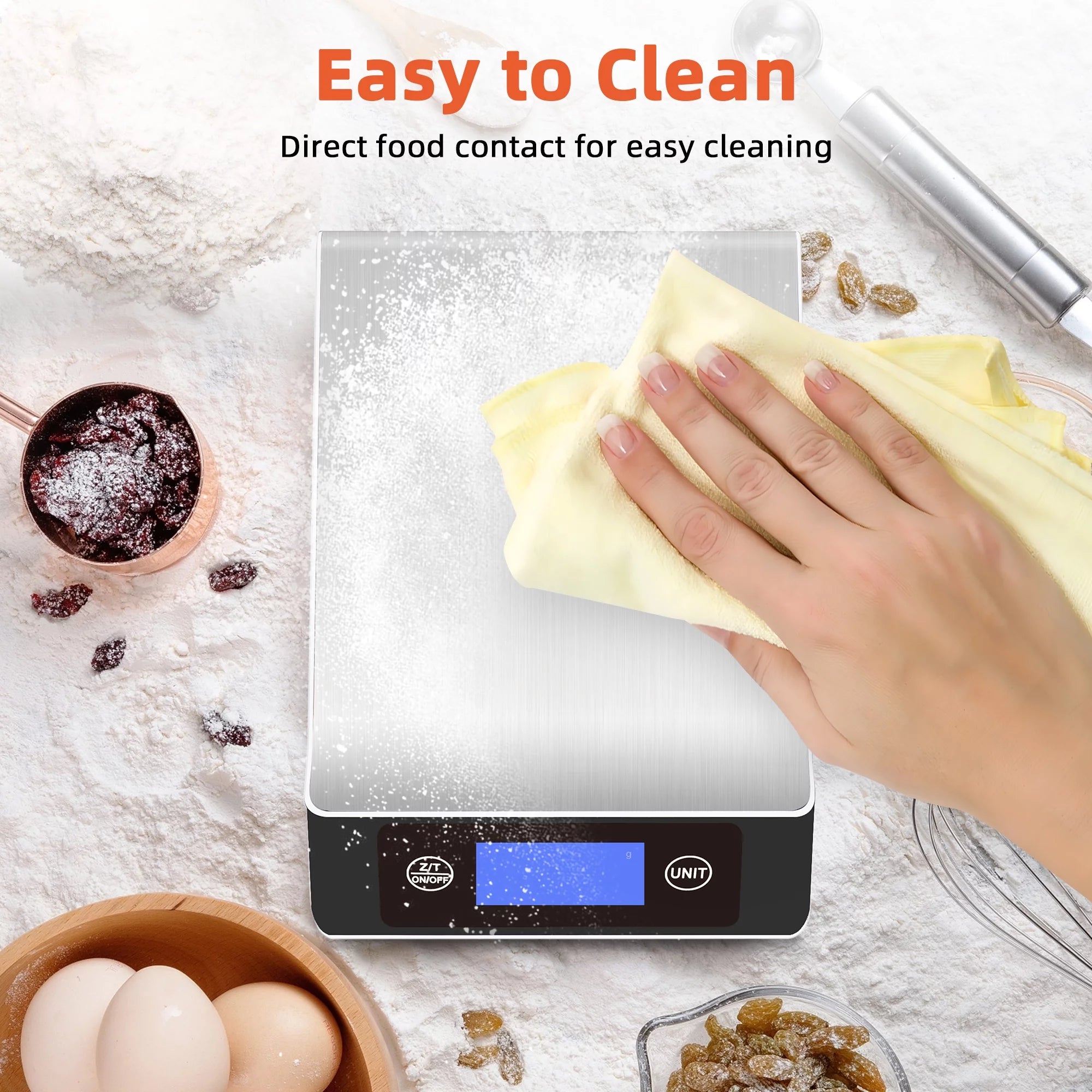 Stainless Steel Digital Kitchen Scale Y761