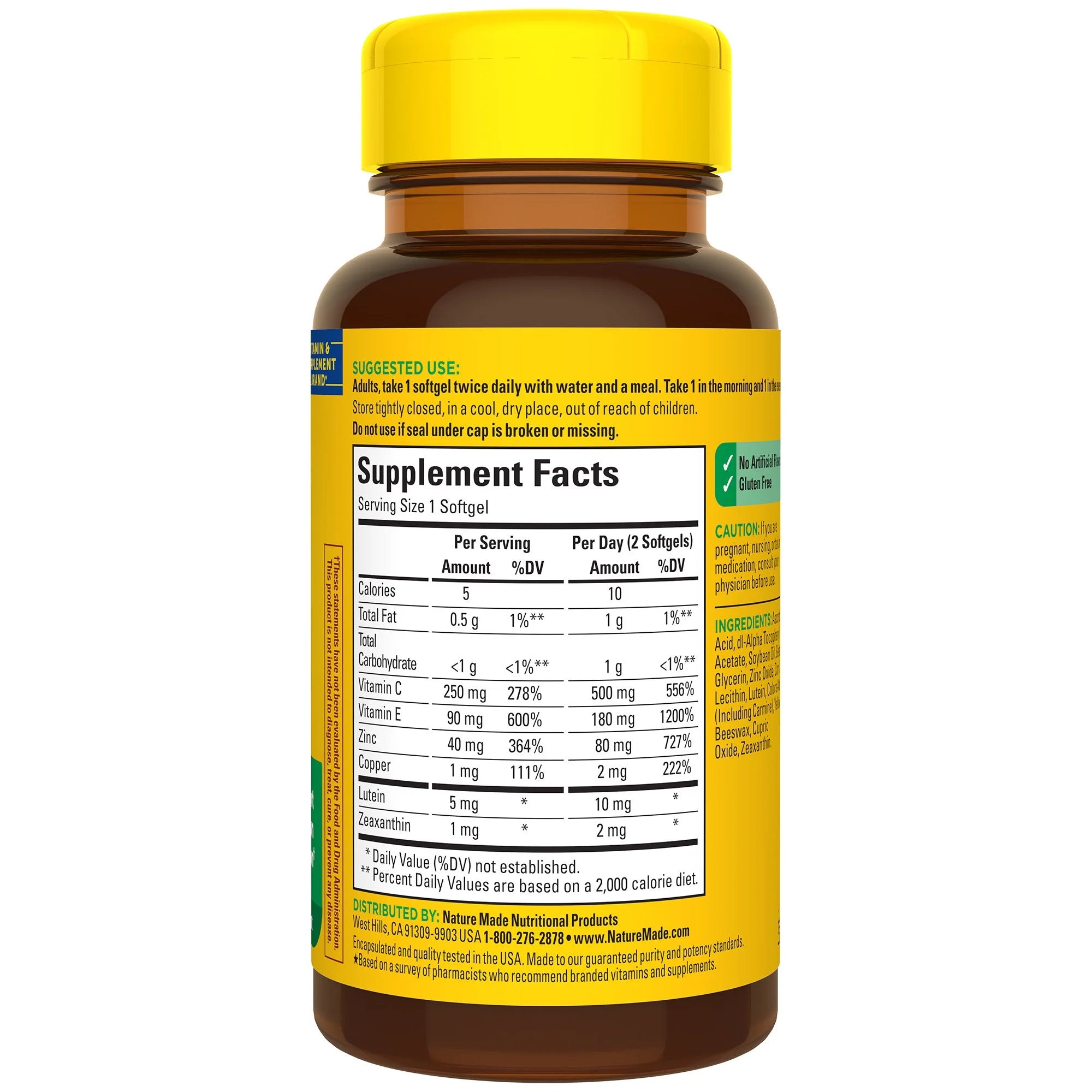 60 Count Eye Vitamins Softgels I615