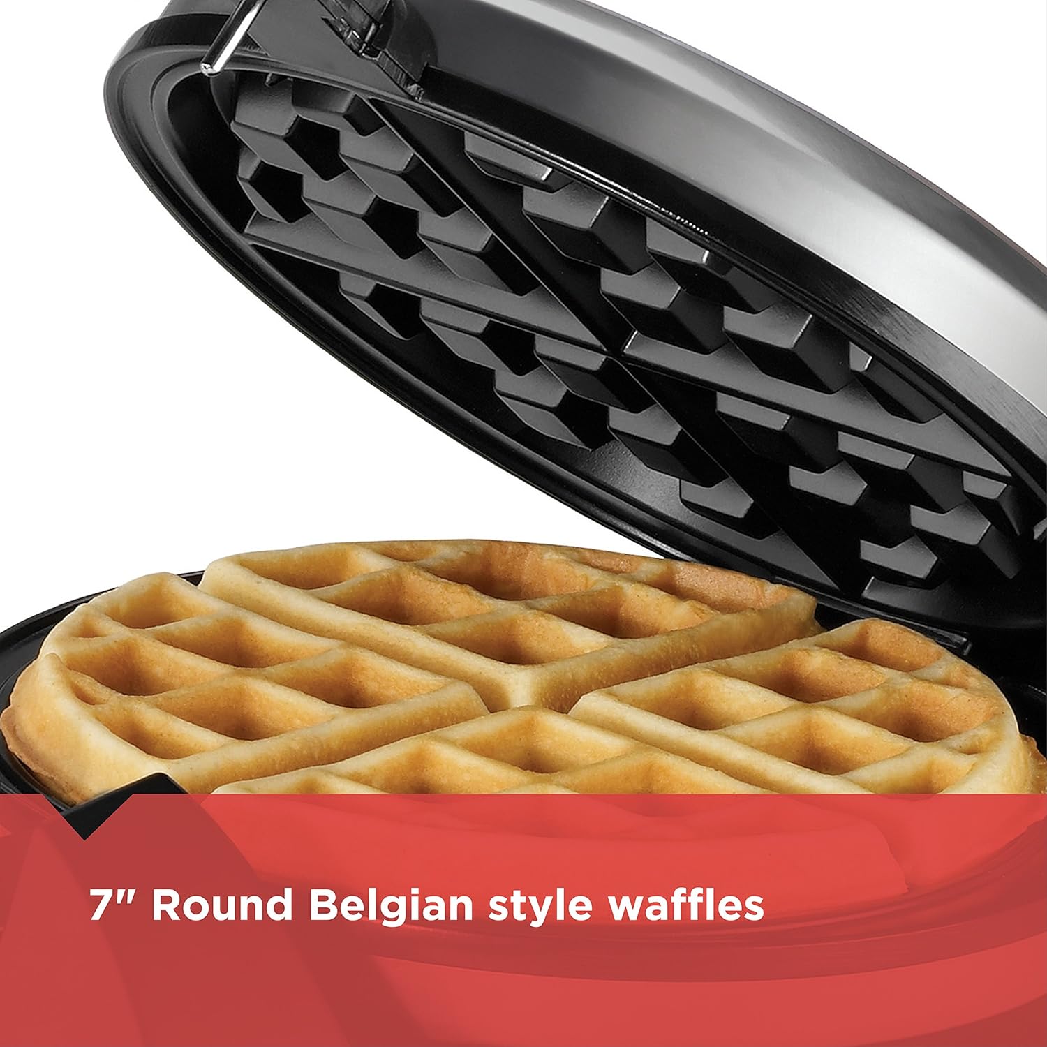 7" Round Belgian Waffle Maker Y463