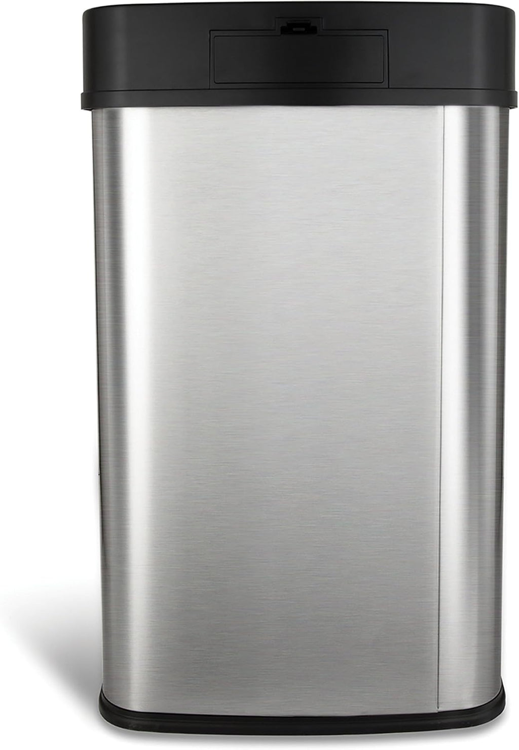 Black Trim 13 Gal Motion Sensor Rectangular Trash Can X25890