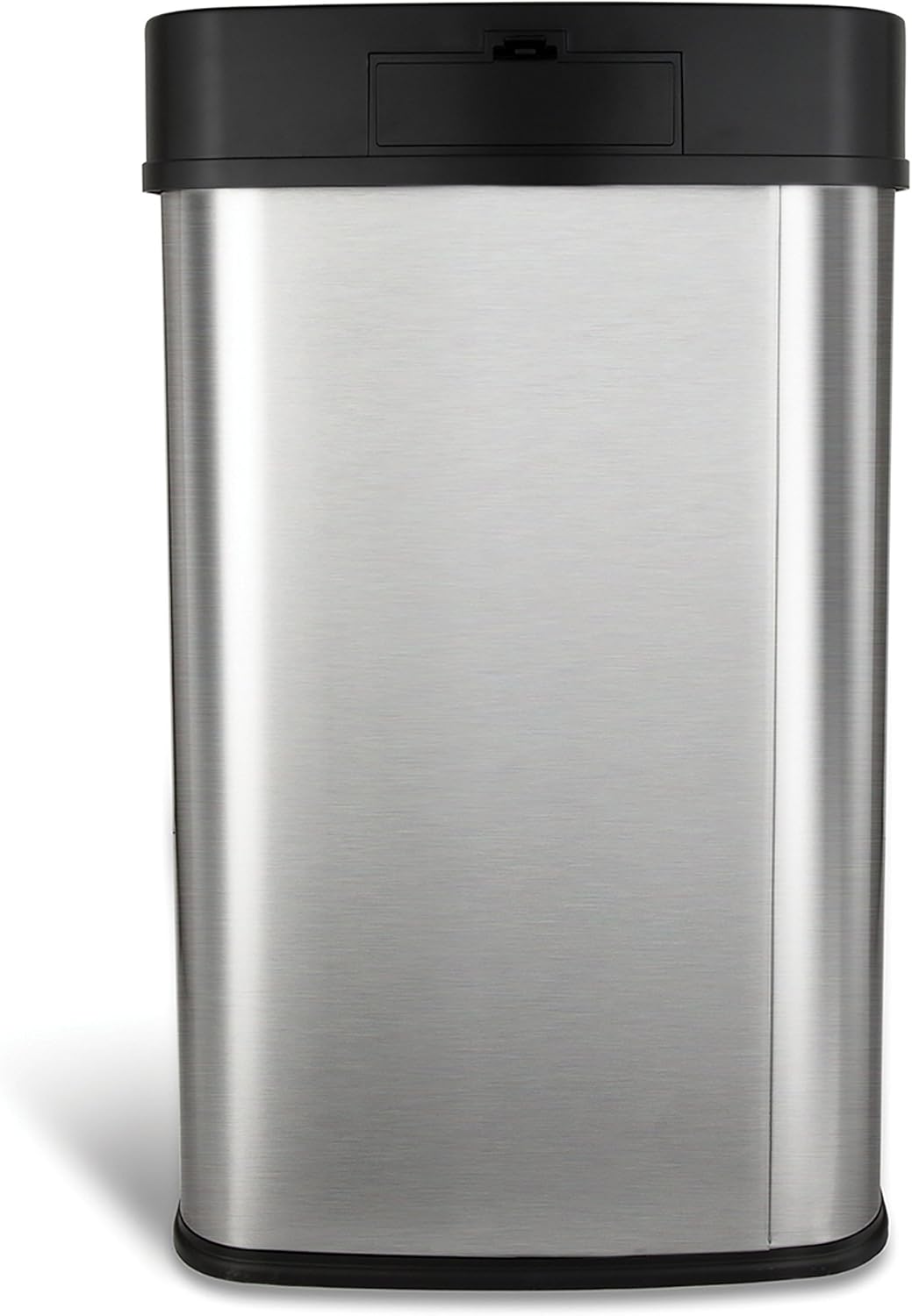 Black Trim 13 Gal Motion Sensor Rectangular Trash Can X25890