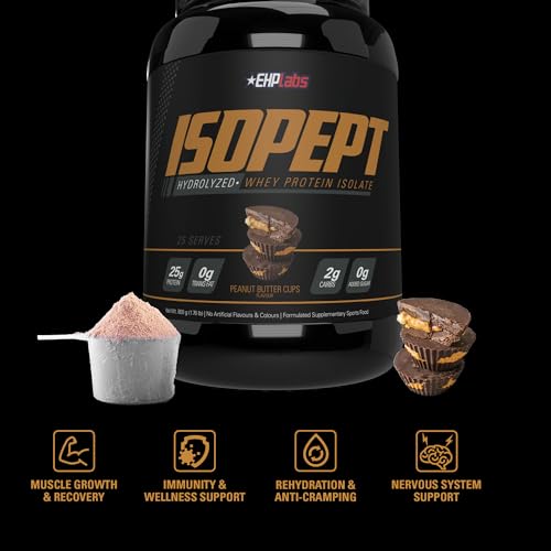Hydrolyzed Whey Protein Powder, 100% Whey Protein Isolate & Hydrolysate, 27g Protein, 27 Serves (Strawberry Milkshake) J6370