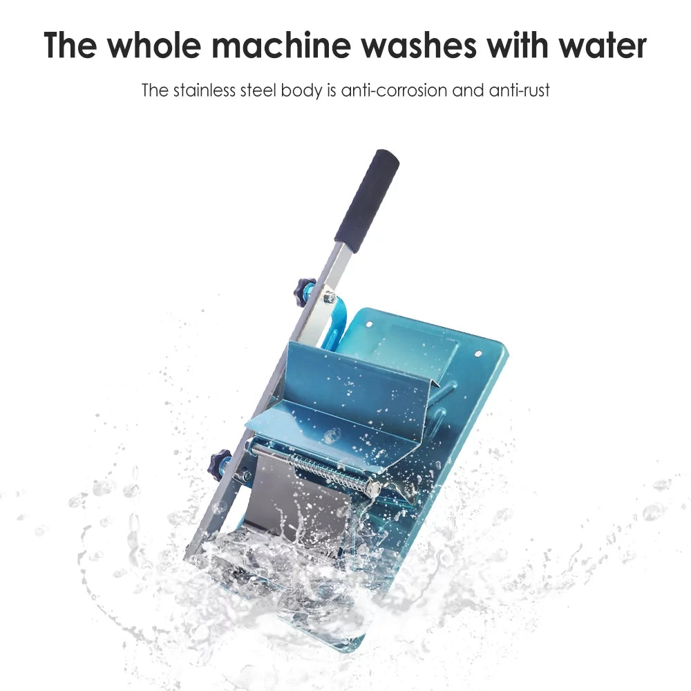 Manual Frozen Meat Slicer Stainless Steel Deli Cutter Q8126