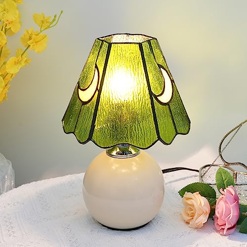 Mushroom Stained Glass Table Lamp X17413