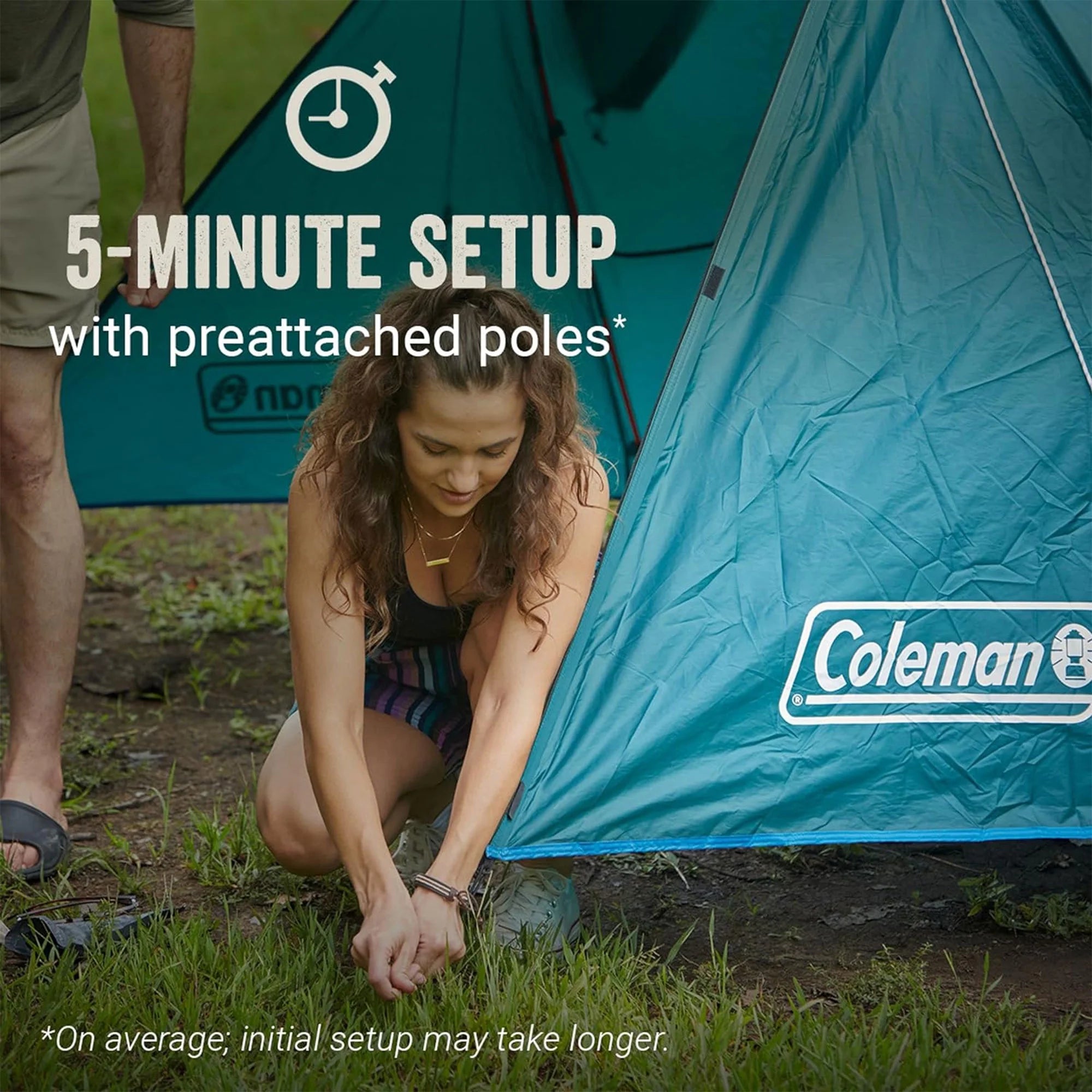 4 Person Camping Tent with Full-Fly Vestibule U1304