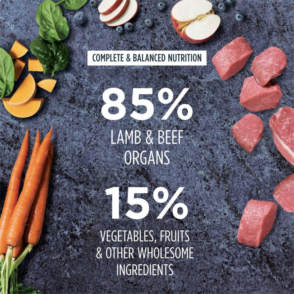 Freeze Dried Raw Grain Free Lamb Recipe Dog Food, 24 oz. Bag T964