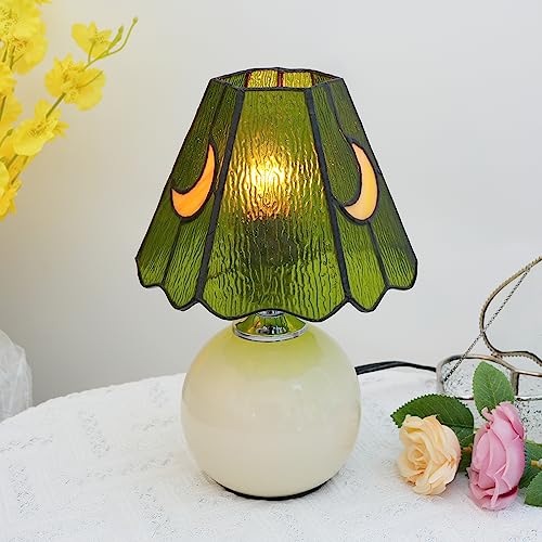 Mushroom Stained Glass Table Lamp X17413