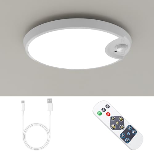 Wireless Battery Powered Rechargeable Ceiling Light with Remote G760