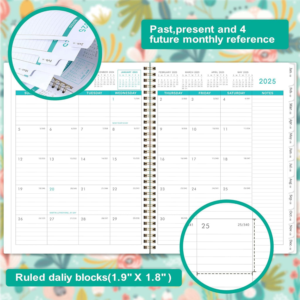 2025 Monthly Planner 8.5" x 11" with Tabs Q685