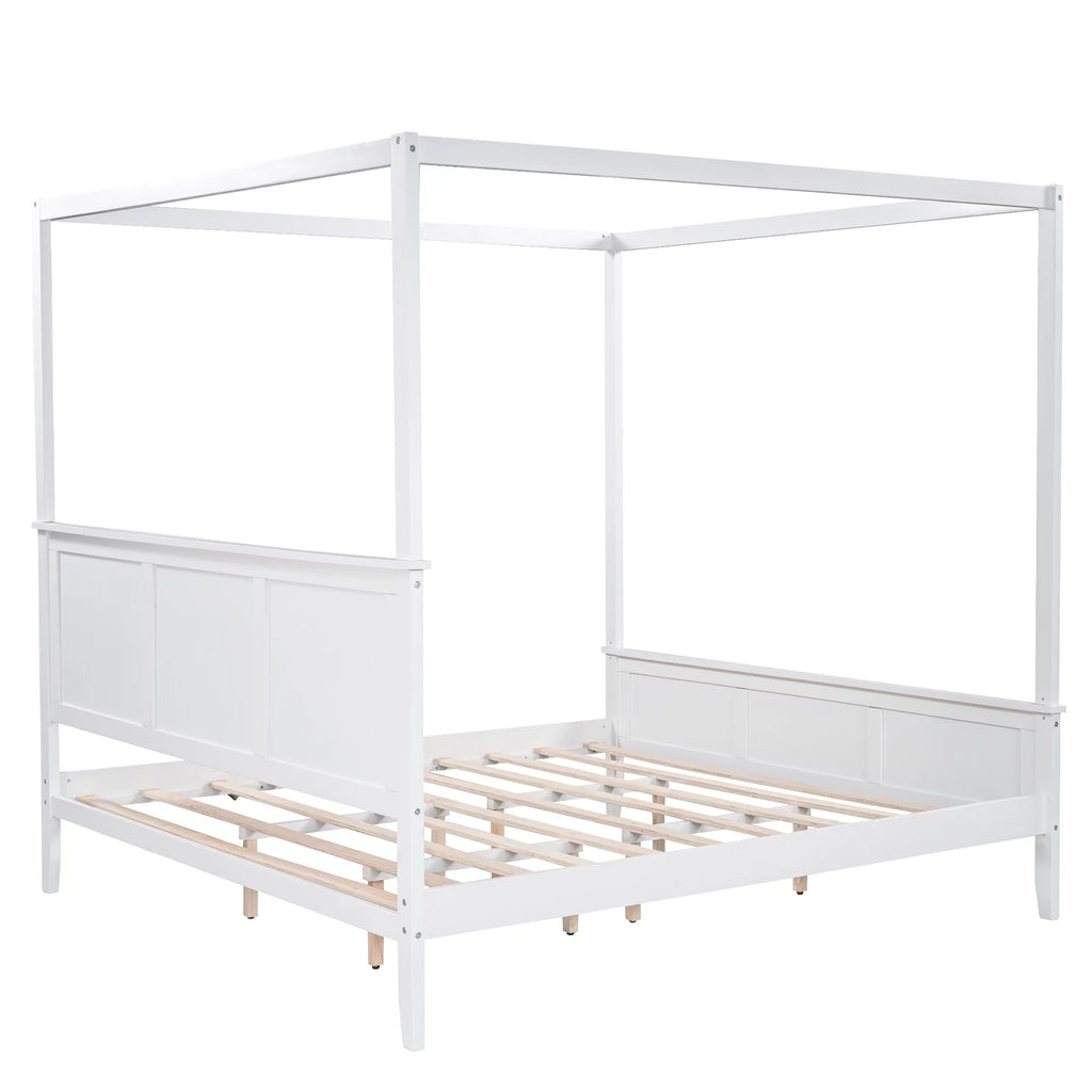 King Size Canopy Platform Bed M1788